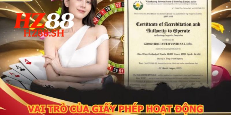 Giấy Phép Hoạt Động Hợp Pháp Và Đảm Bảo Minh Bạch Tại HZ88 2 Giá trị mà giấy phép hoạt động mang lại cho nhà cái